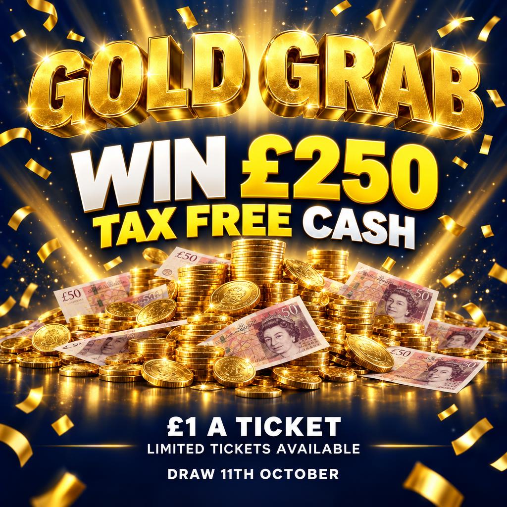 GOLD GRAB– WIN £250 TAX FREE FOR JUST £1