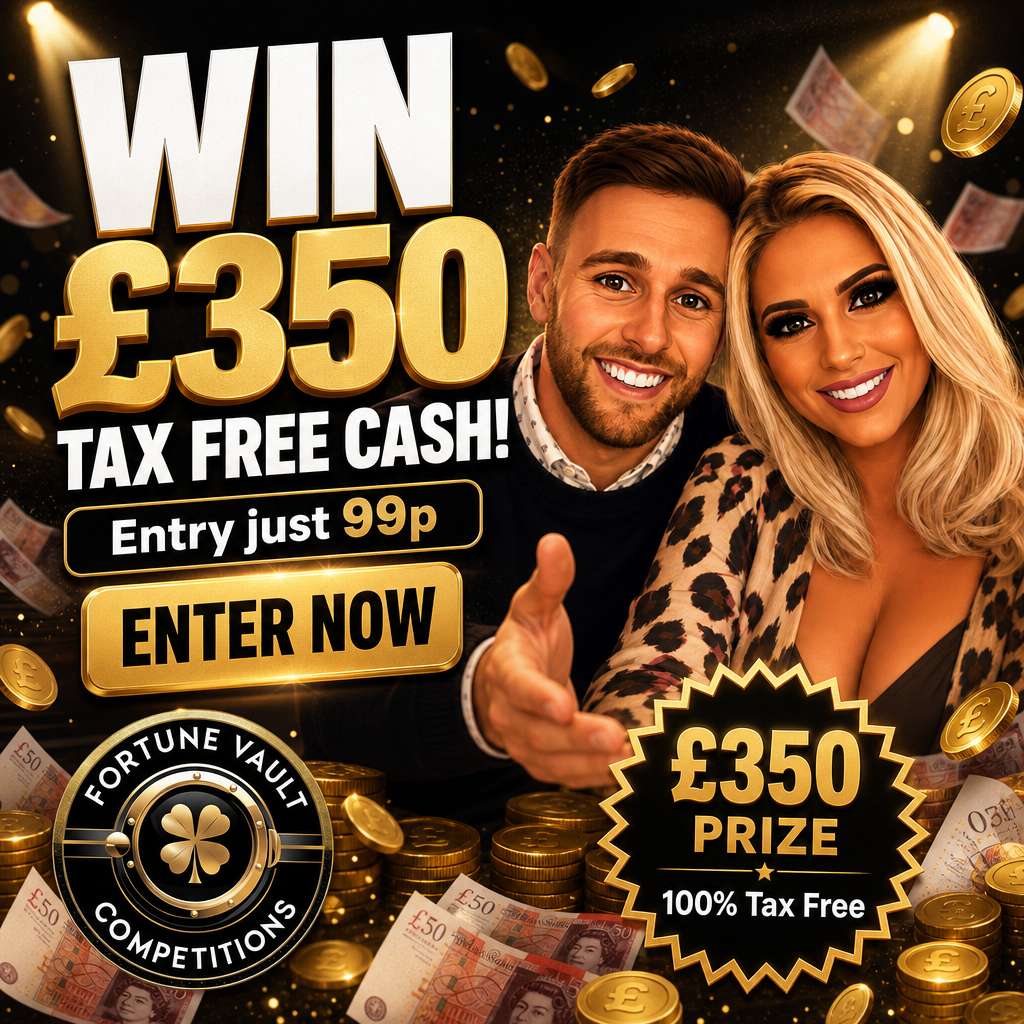 WIN £350 TAX FREE CASH FOR 99P!!!!