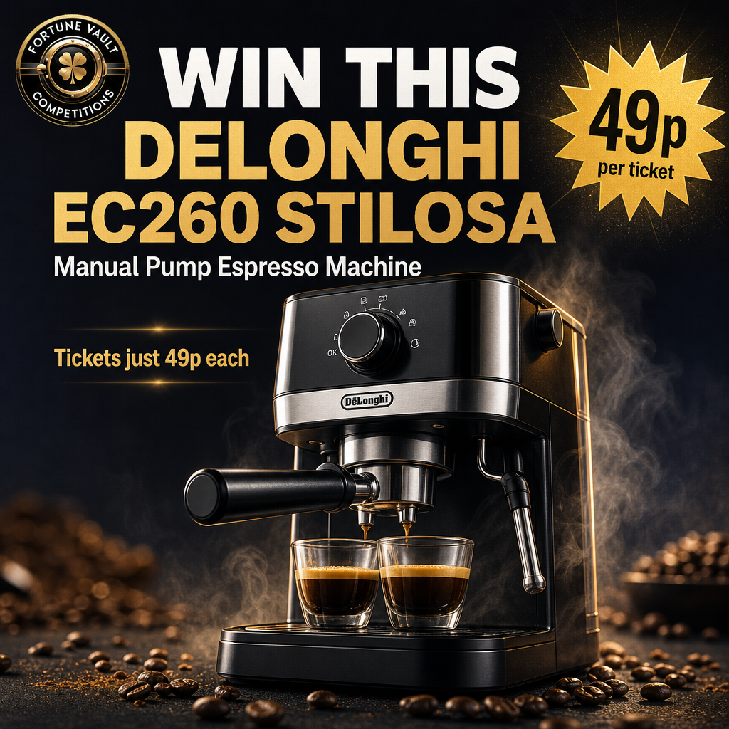 De'Longhi EC260 Stilosa Manual Pump Espresso Coffee Machine for Just 49p!