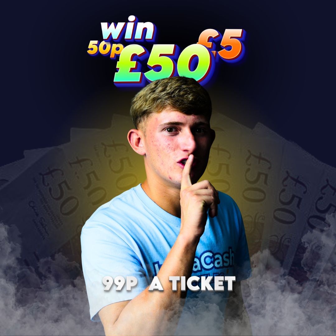 WIN 50p, £5 OR £50