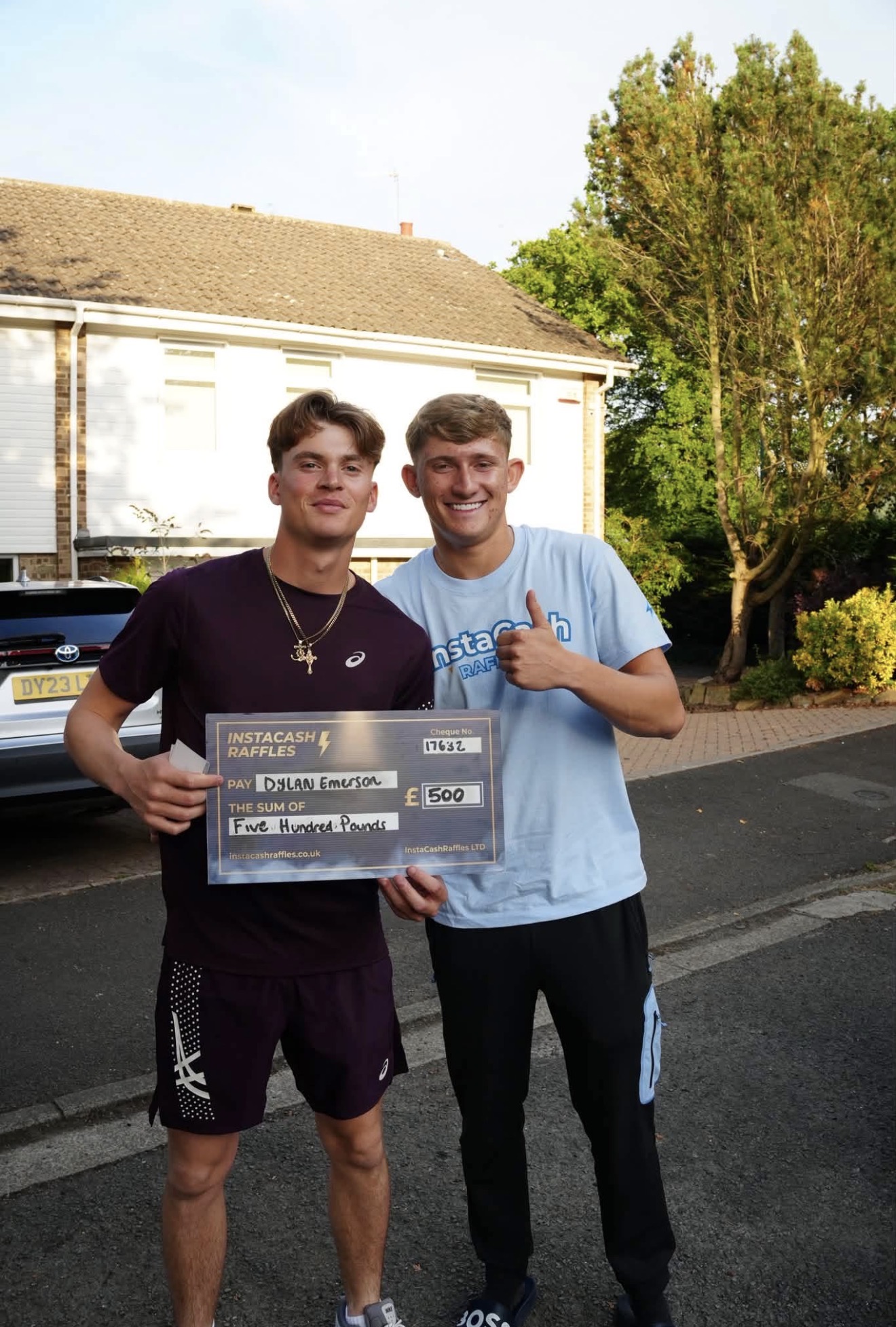 Dylan Emerson won £500 🤑