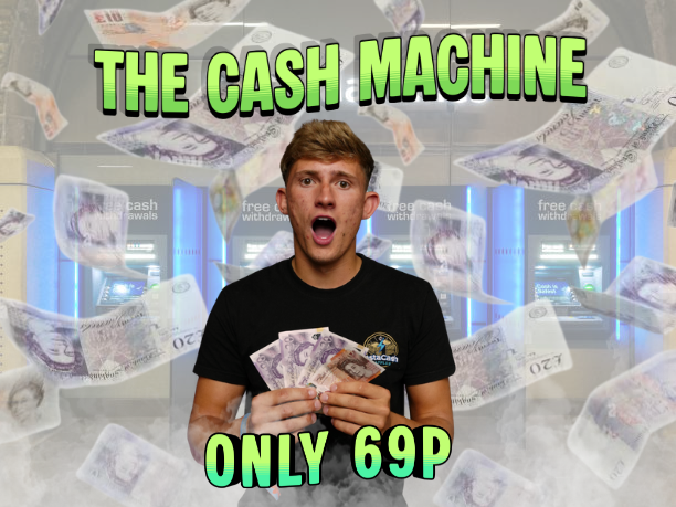 💷 THE CASH MACHINE 💷 69P A ROUND | INSTANT WINS UP TO £500 | £100 END DRAW