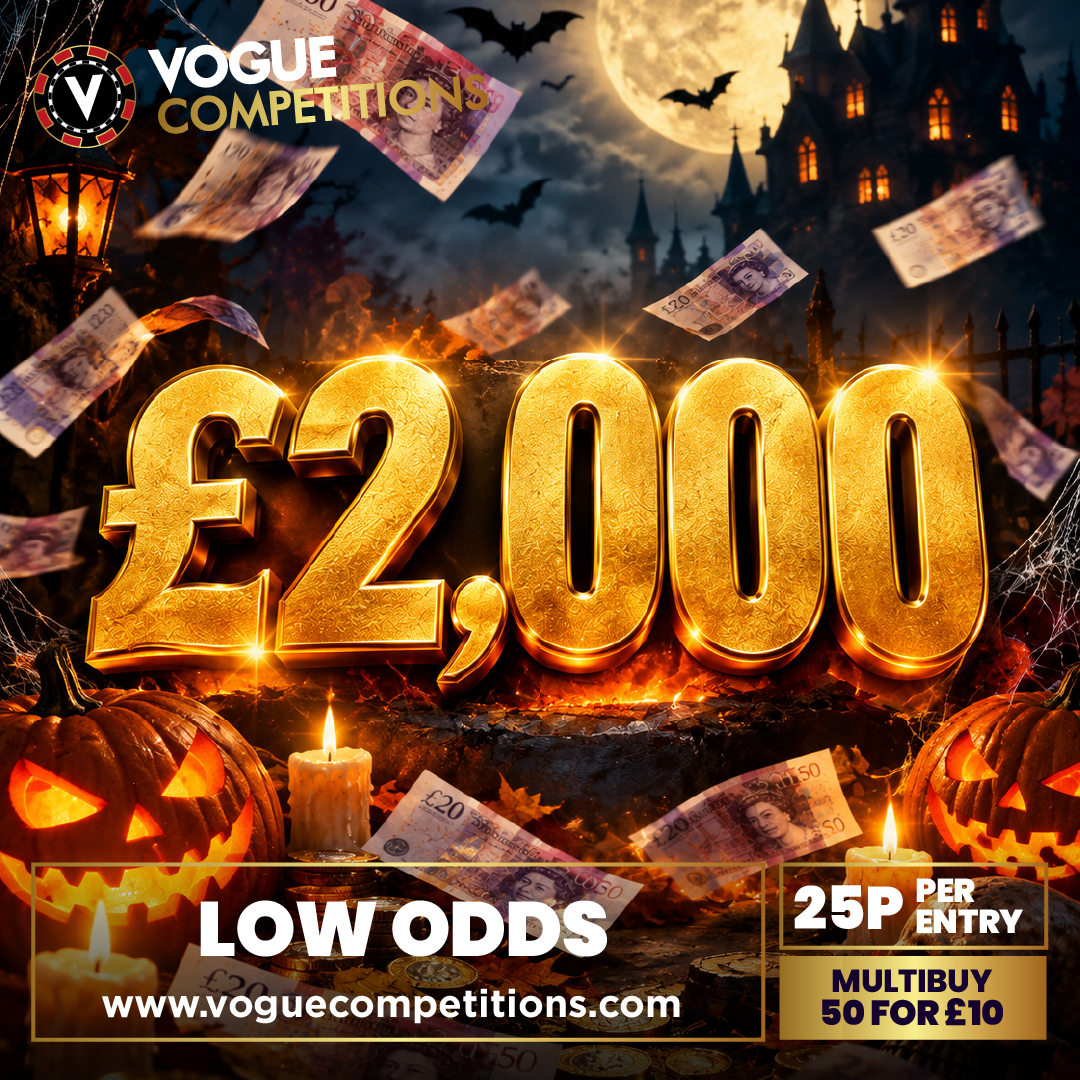 WIN £2,000 CASH - LOW ODDS