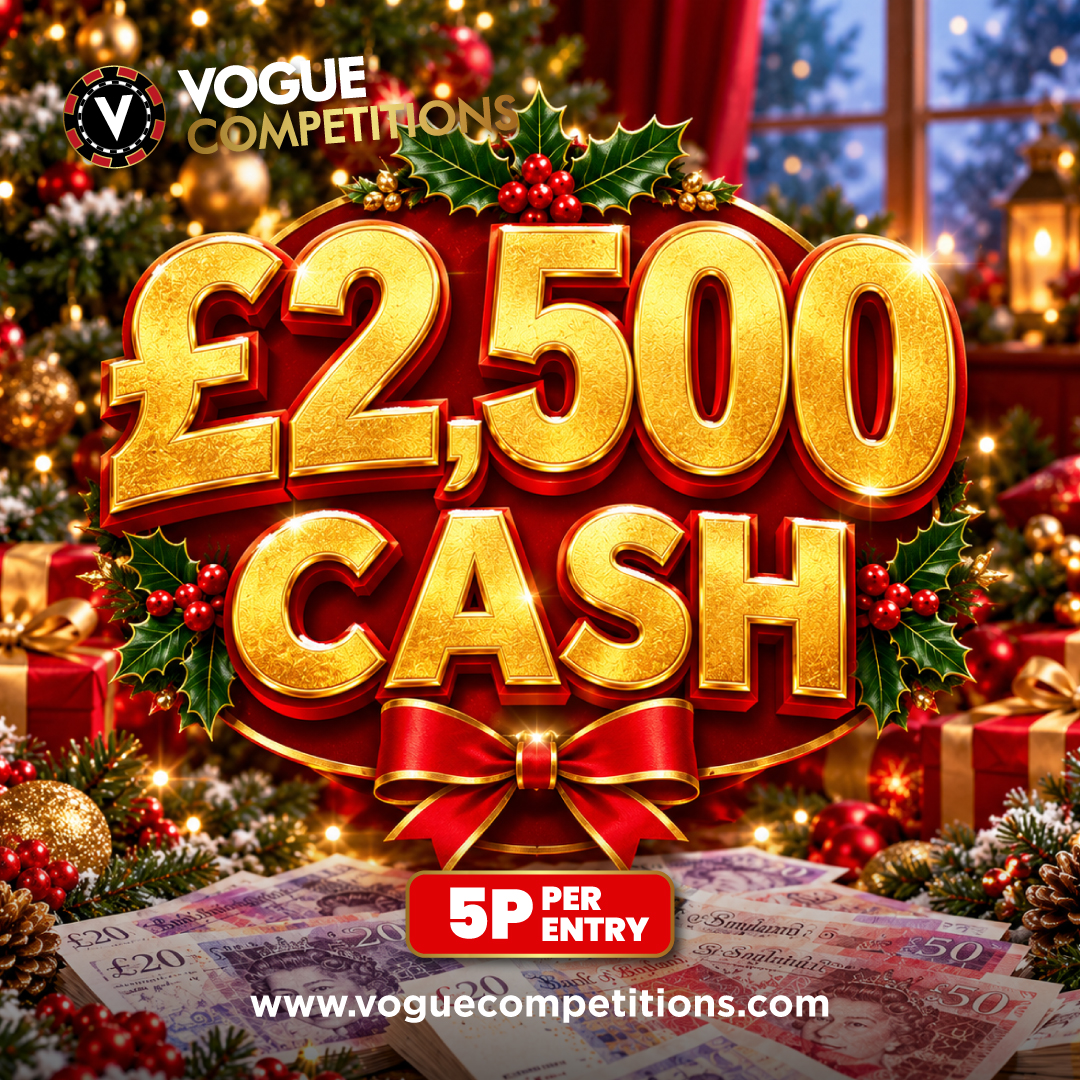 Win £2,500 Cash