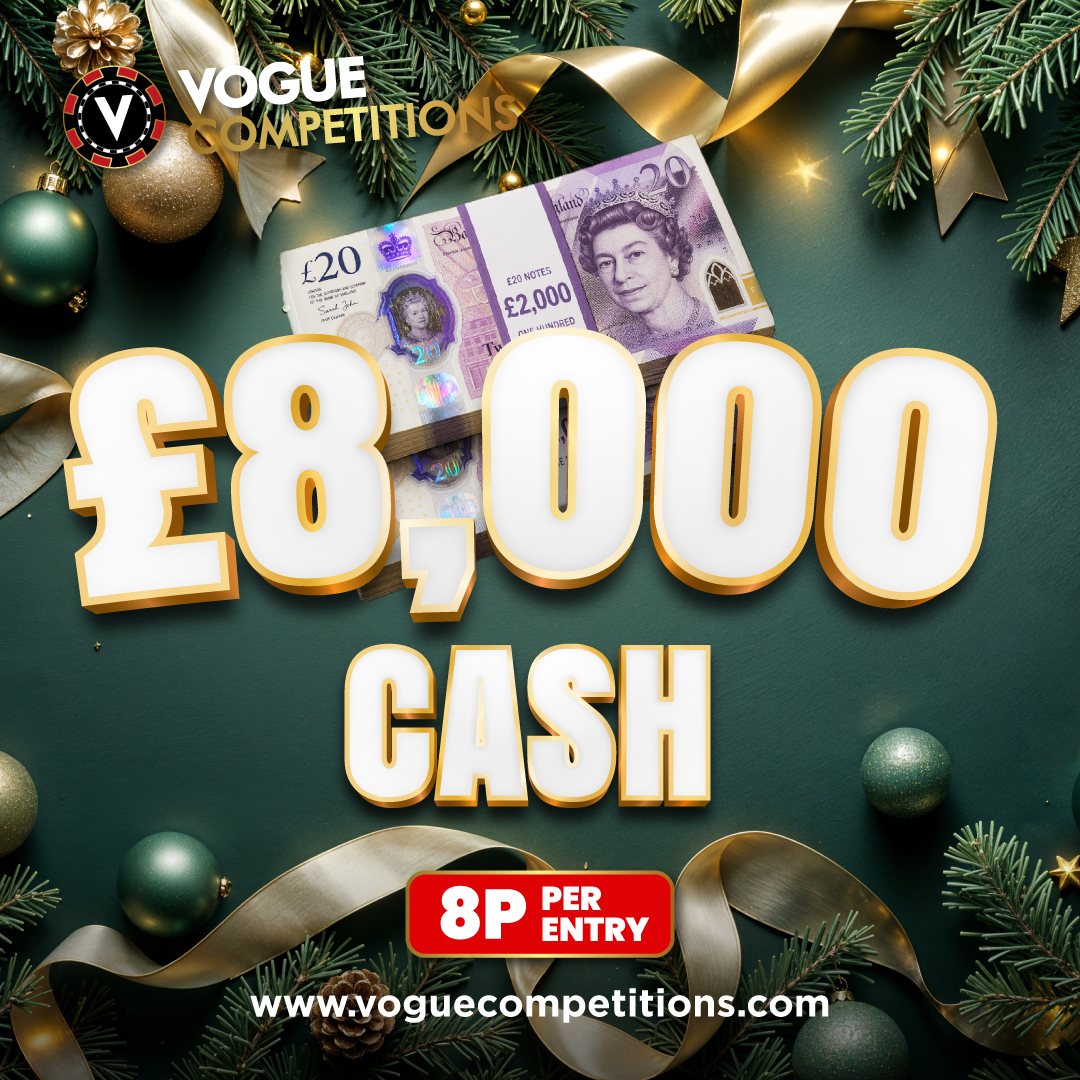 Win £8,000 Cash