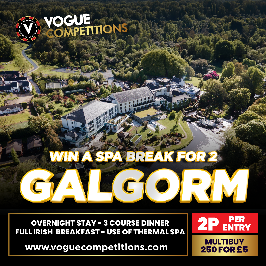 Win A Spa Break for 2 at GALGORM