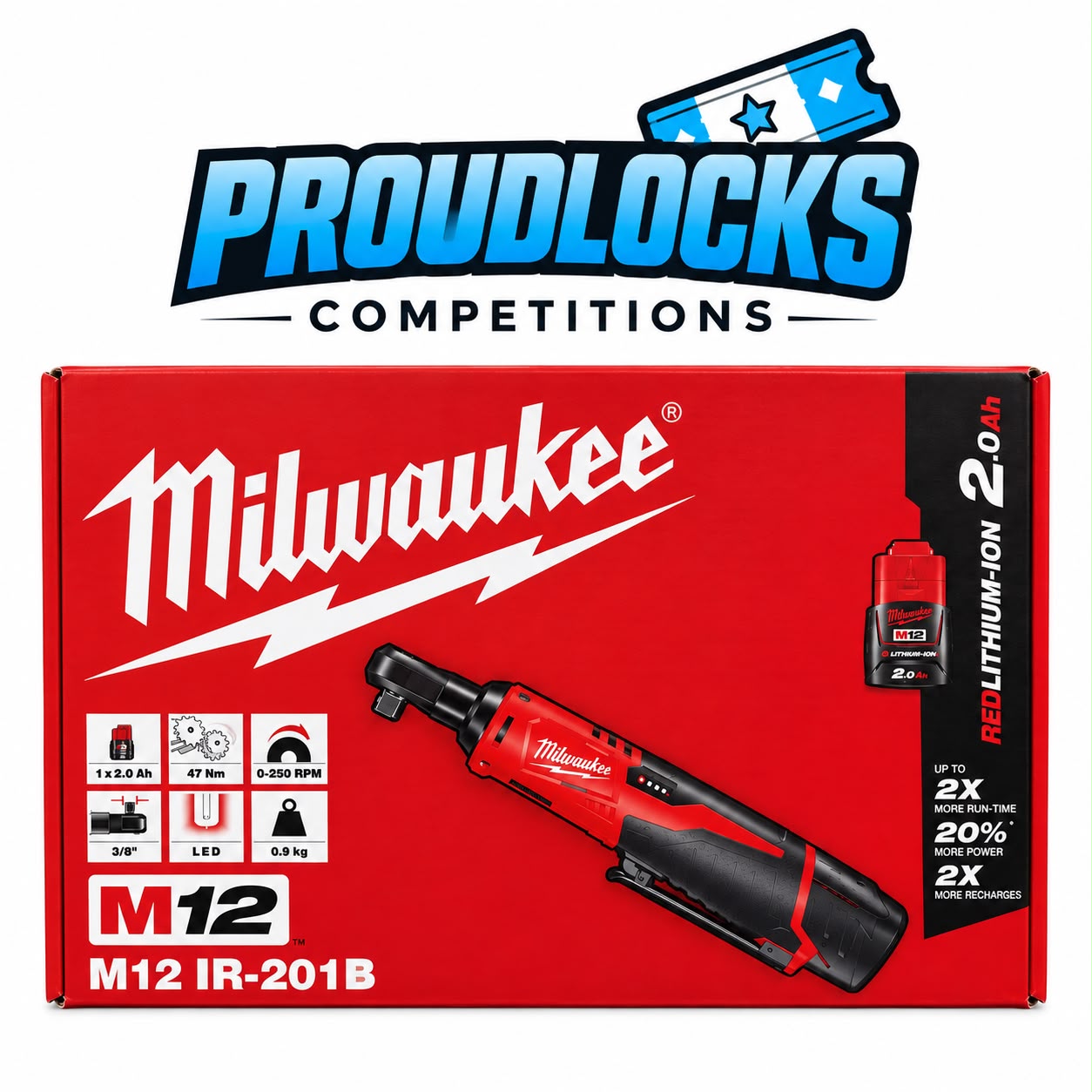🔧🔥 WIN A MILWAUKEE M12 CORDLESS RATCHET KIT FOR JUST 99P! 🔥🔧