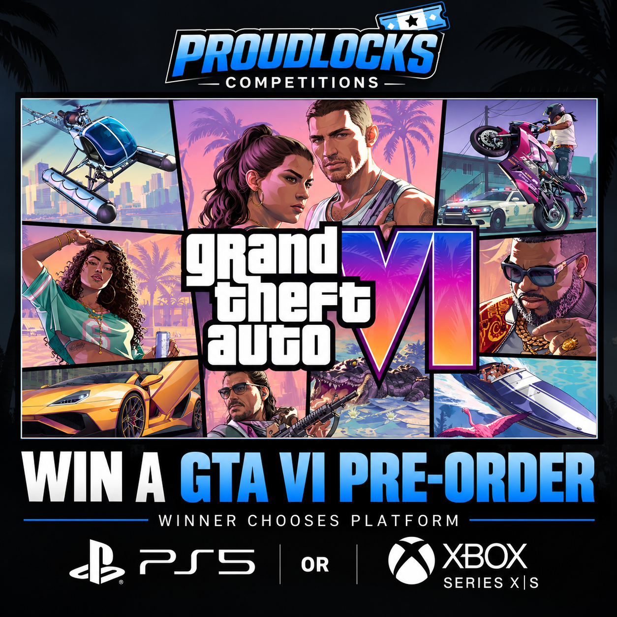 🎮🔥 WIN A GTA VI PRE-ORDER – PS5 OR XBOX SERIES X|S FOR JUST 99P!🔥🎮
