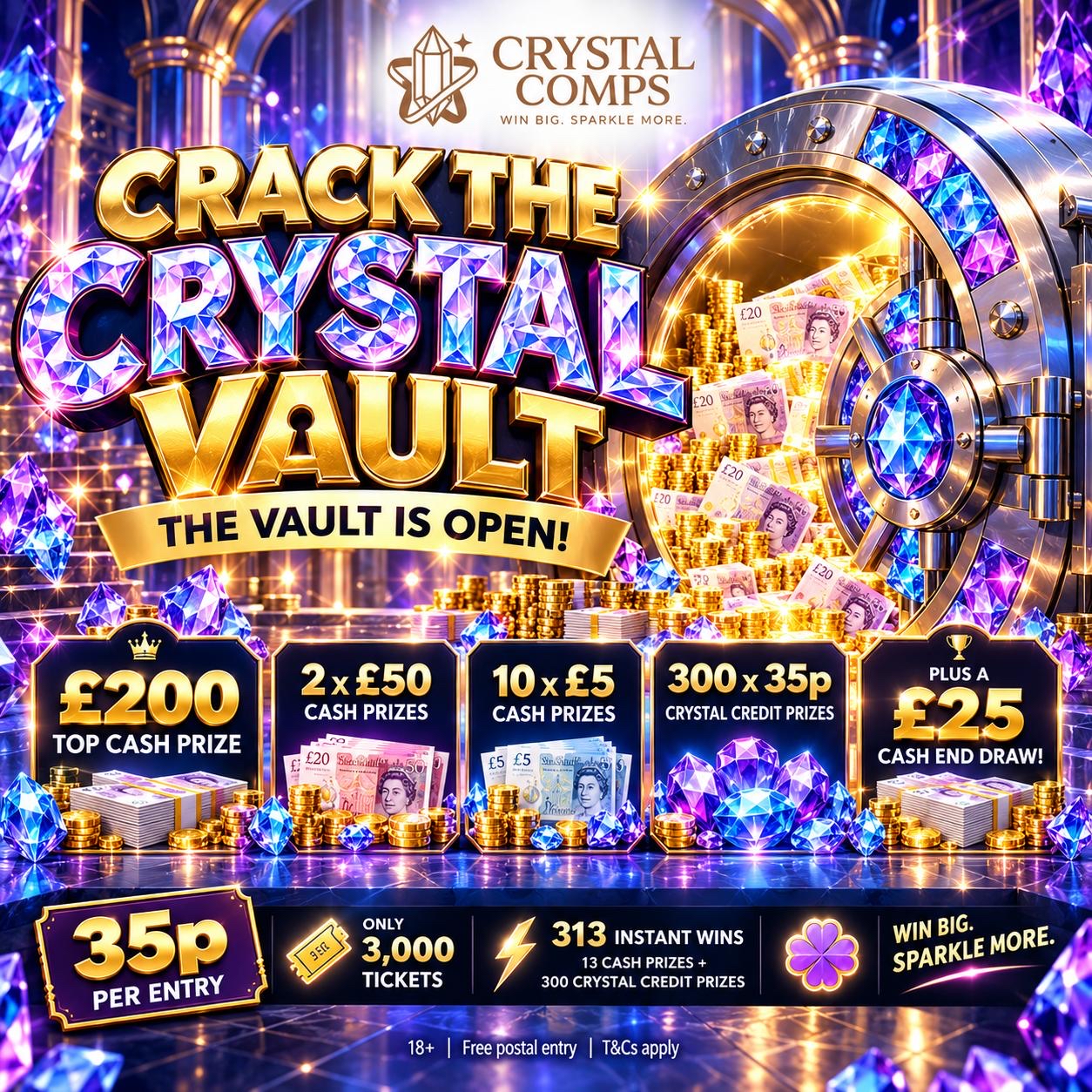 CRACK THE CRYSTAL VAULT💎