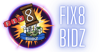 Fix-8 Bidz logo