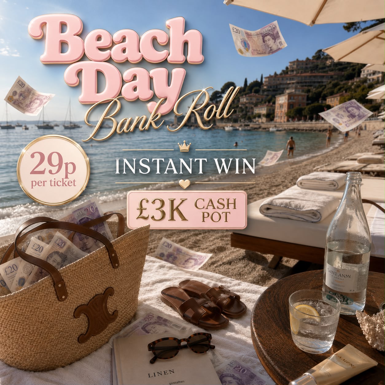 🏖️💷 BEACH DAY BANKROLL 💷🏖️