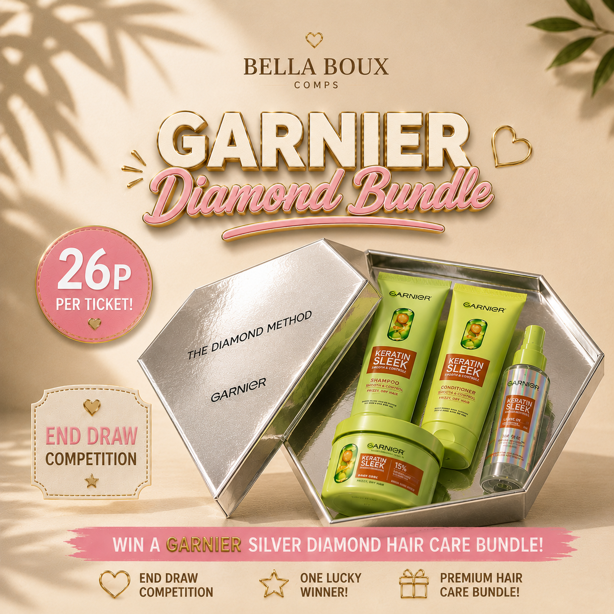 🌿✨ GARNIER DIAMOND HAIR BUNDLE ✨🌿