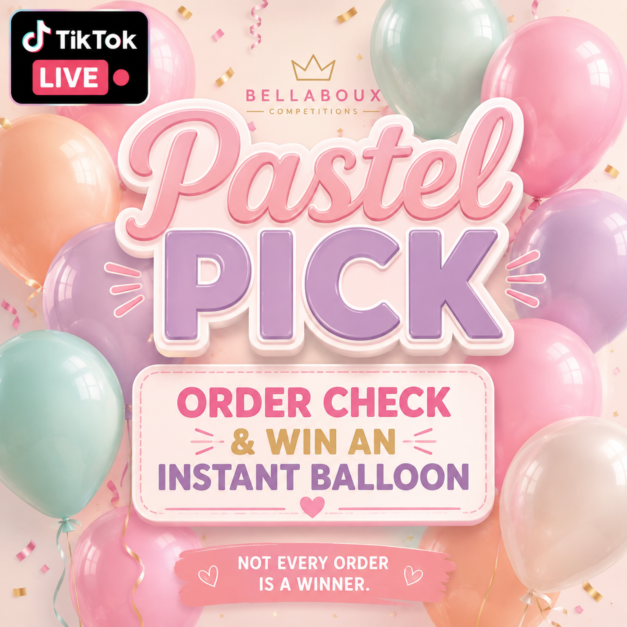 PASTEL PICK VIA TIKTOK LIVE