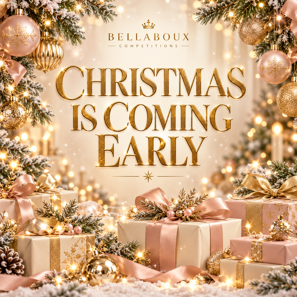 CHRISTMAS IS COMING EARLY