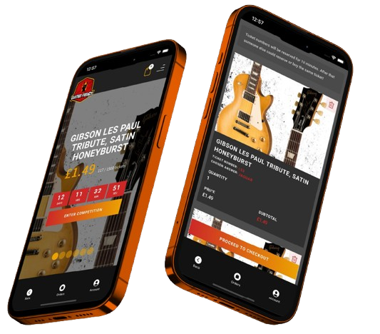 Guitar Frenzy Competitions mobile app