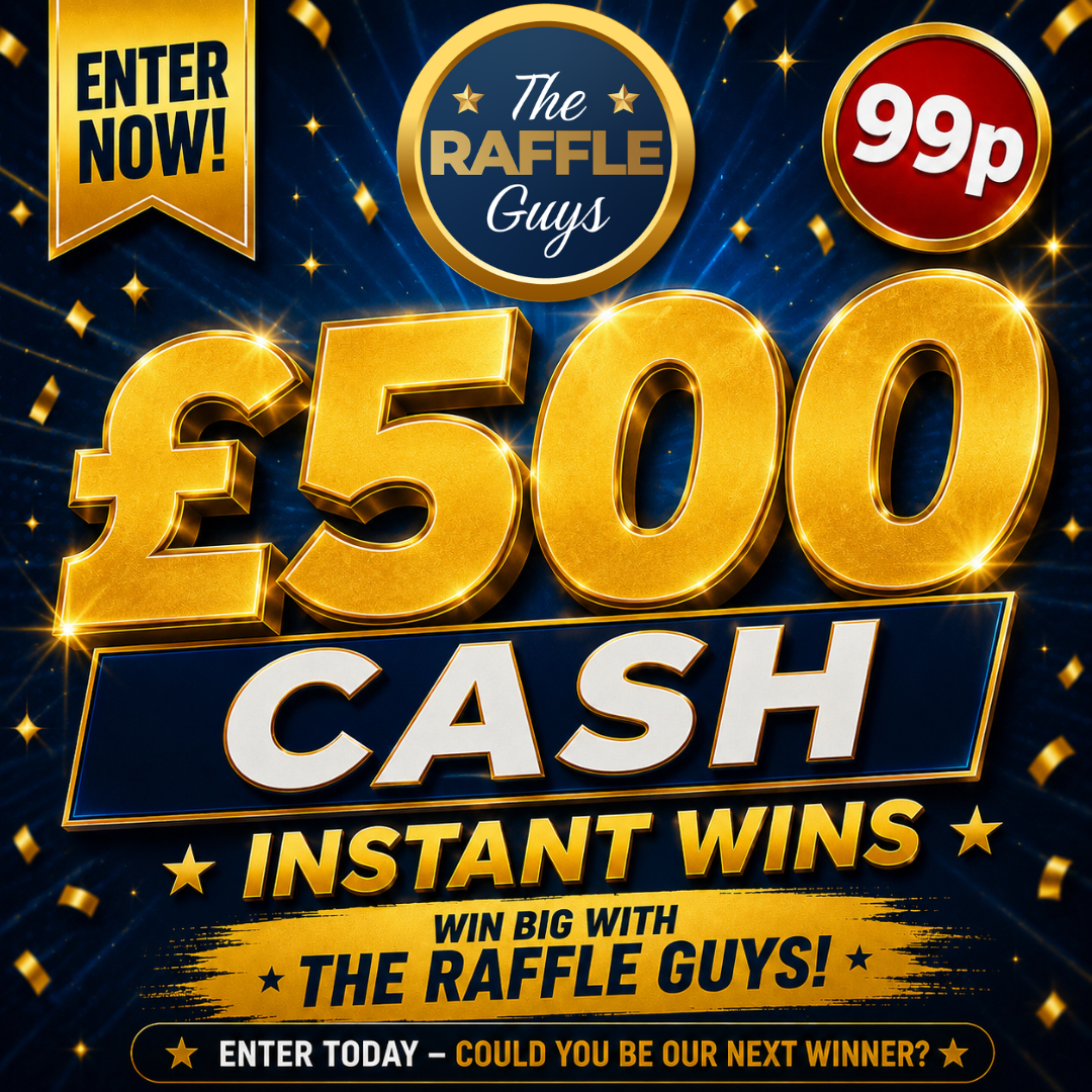 £500 CASH MAIN PRIZE + £250 OF INSTANT WINS