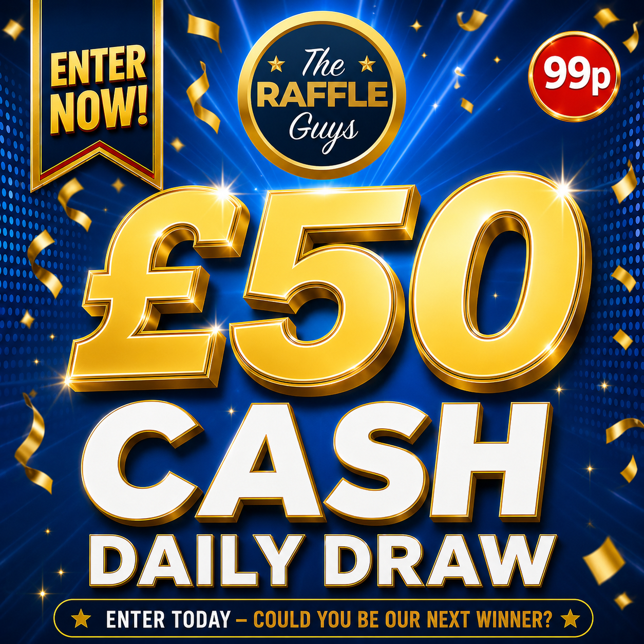 £50 Daily Cash Draw