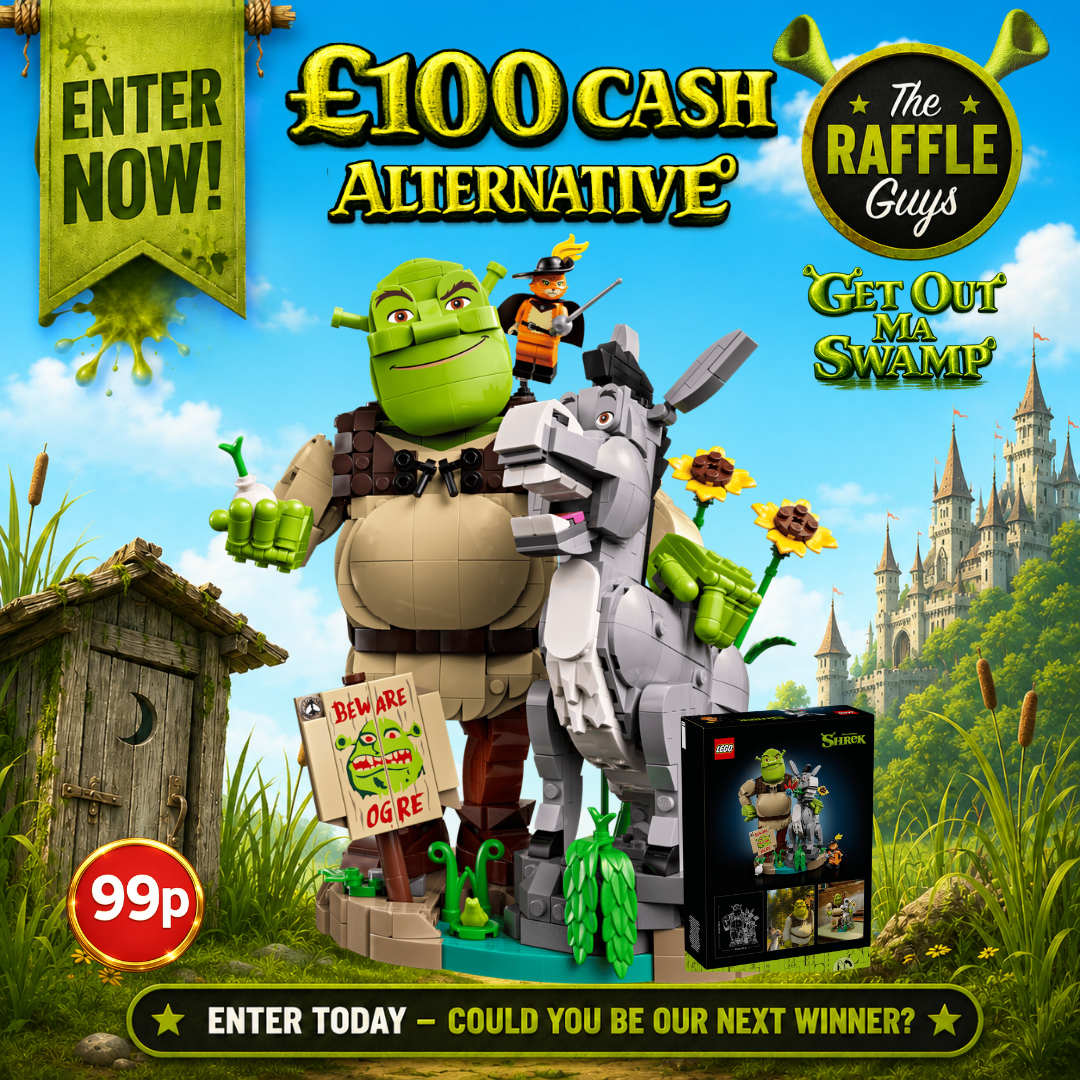Lego Shrek, Donkey & Puss in Boots or £100 Cash Alternative