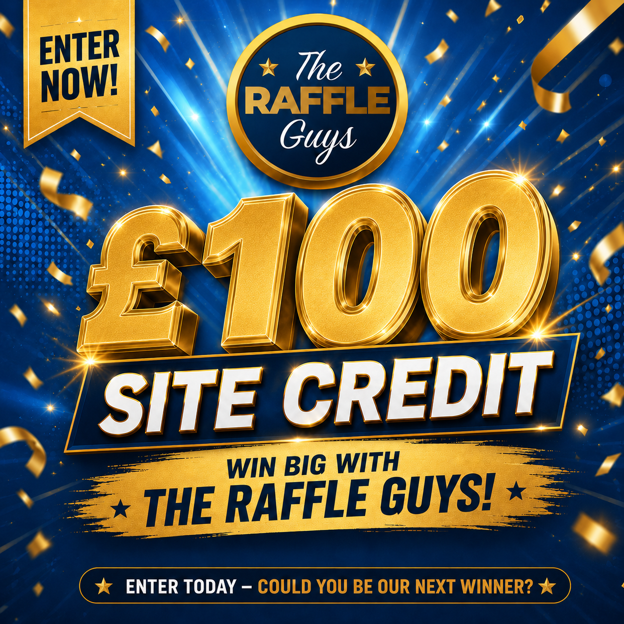 £100 Site Credit + £50 Instant Wins