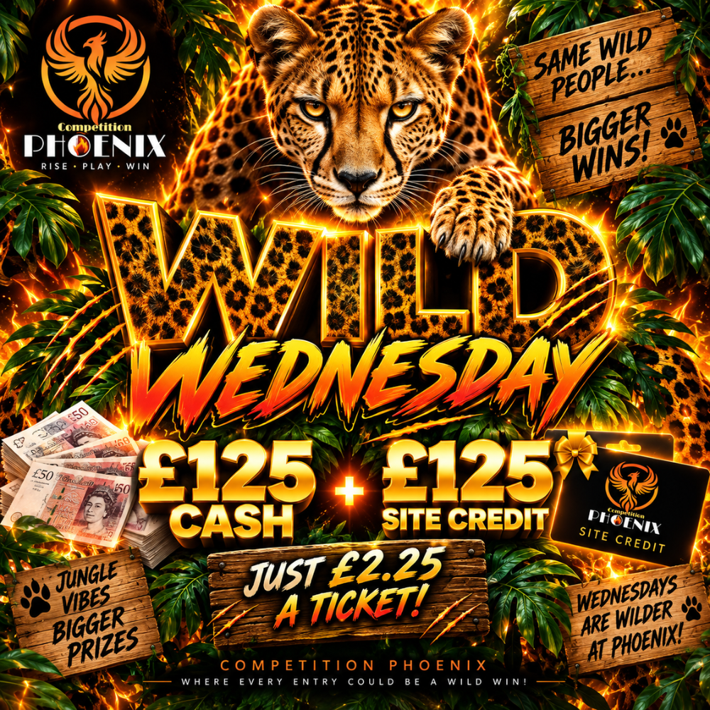 🫰WILD WEDNESDAY £125 CASH PLUS £125 SITE CREDIT 💶