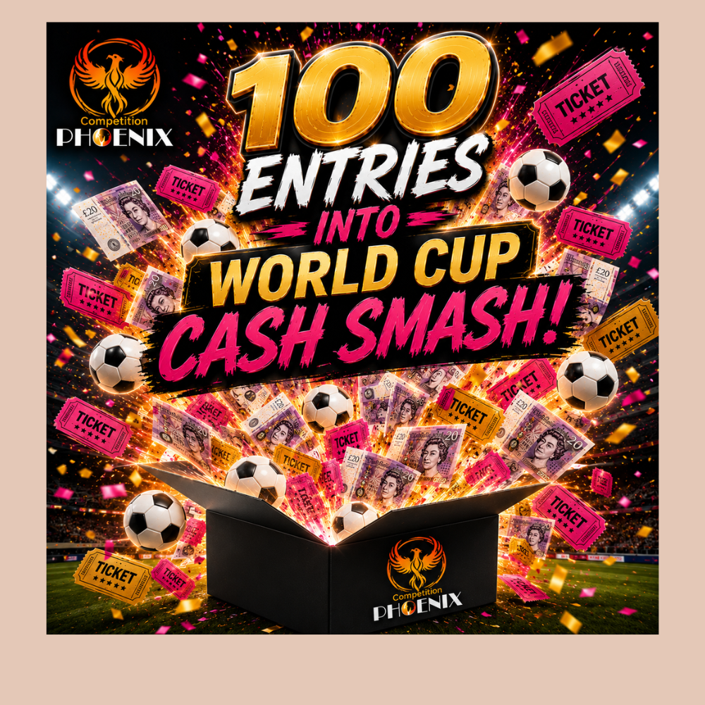 🎫 Win 100 entries into the cash smash 💷