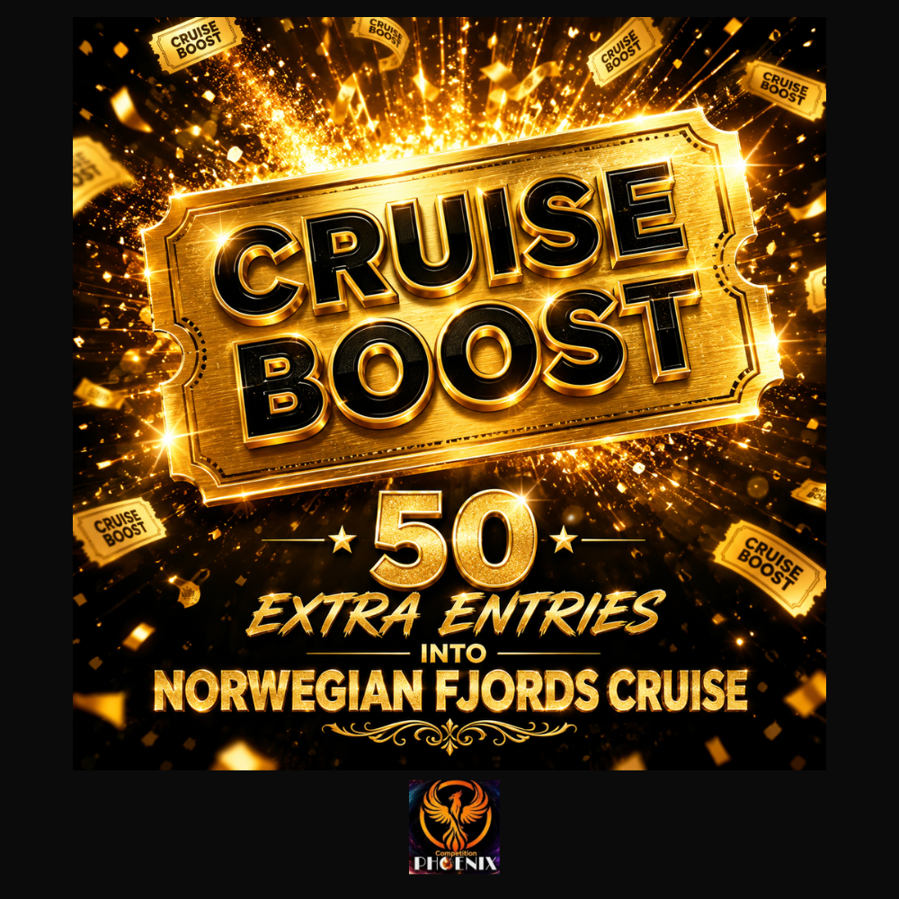 🎫 50 entries into Norwegian Fjords 🚢