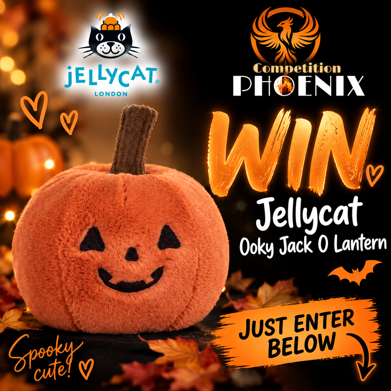 🎃 Jellycat Ooky Jack O Lantern 🎃