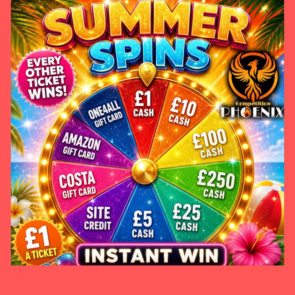 ☀️Sizzlin' Summer spins with a 50/50 chance to win 🐦‍🔥