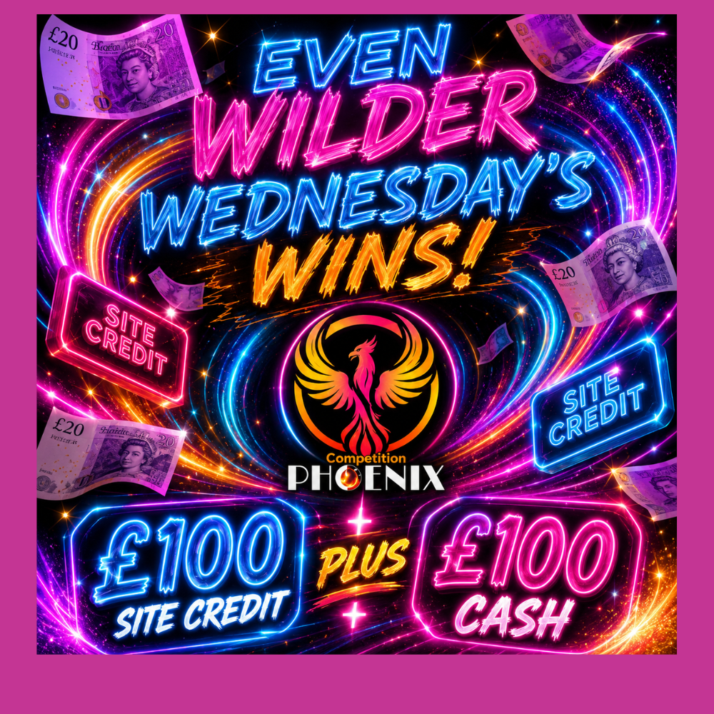 💷 Wednesday just got WILDER - £100 cash PLUS £100 site credit 💷