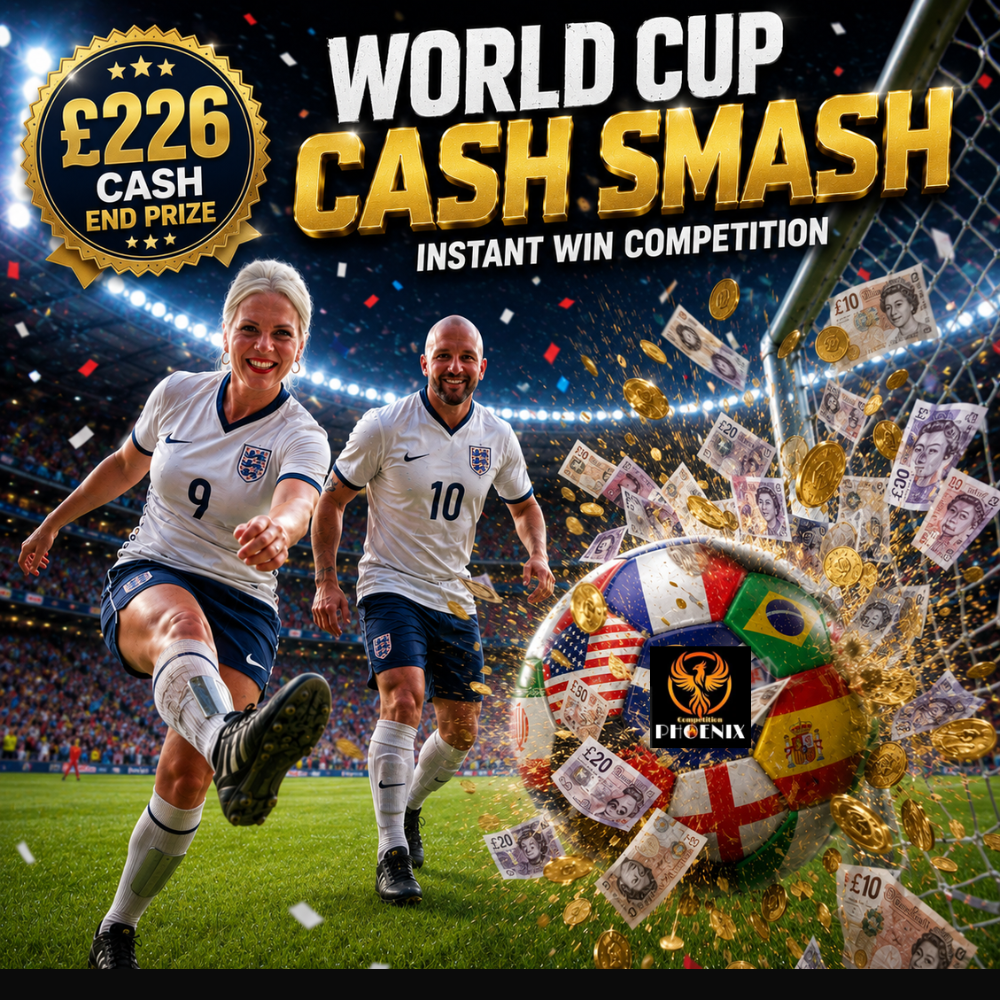 ⚽ Instant win cash smash 🪅 PLUS £226 CASH END PRIZE 💷