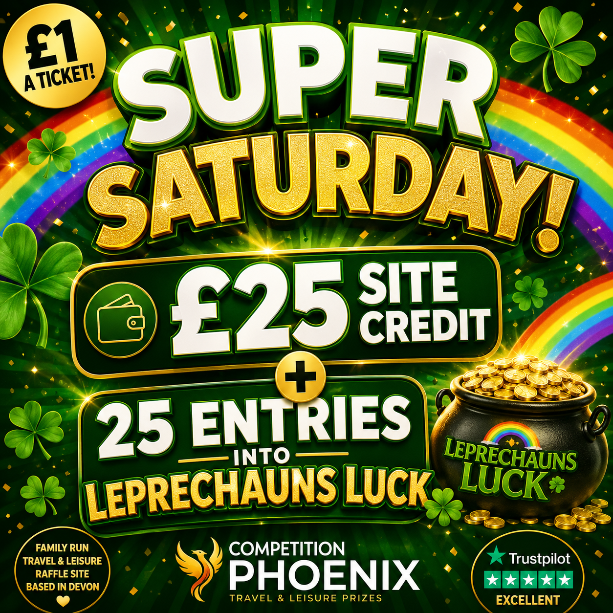 💸 Super Saturday 🍀