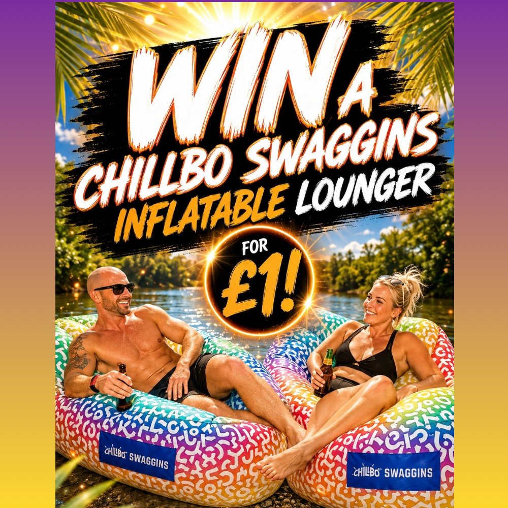 ☀️ Win a Chillbo swaggins inflatable lounger 💙