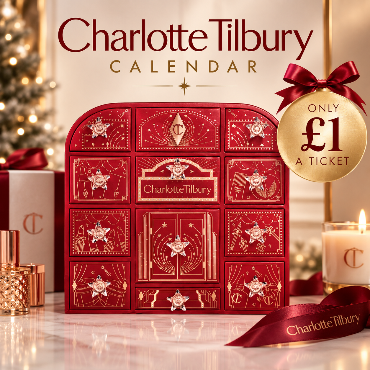 🧖‍♀️ Charlotte Tilbury 2026 Beauty Calendar 💄