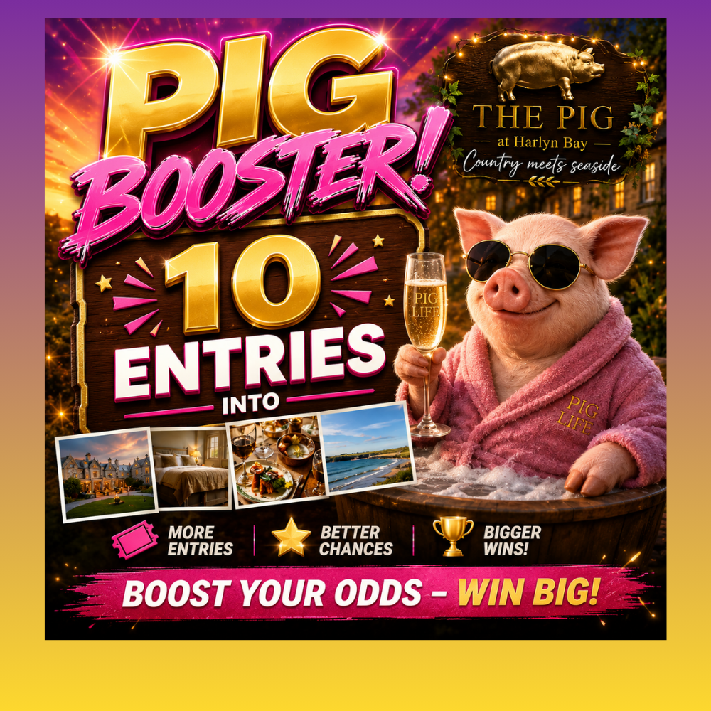 🐷The Pig BOOSTER - 10 extra entries 🎫