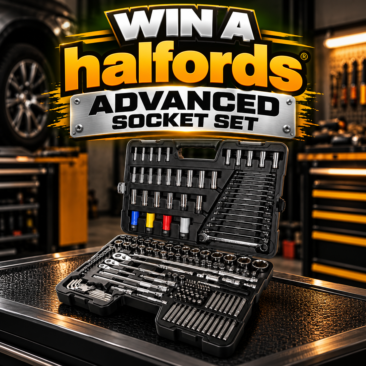 LOW ODDS | WIN A HALFORDS ADVANCED SOCKET SET 🔧