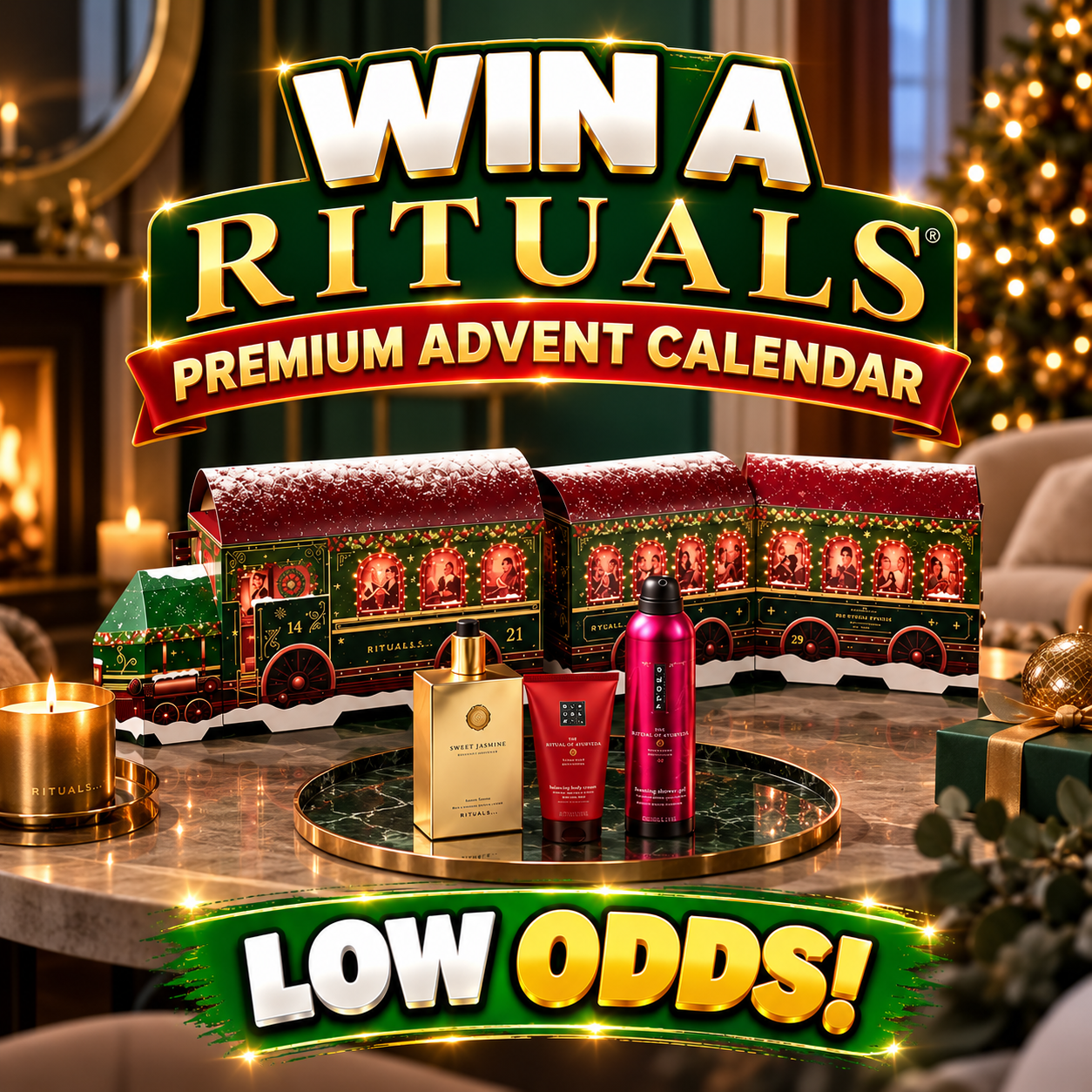 LOW ODDS | WIN A RITUALS ADVENT CALENDAR 🎄