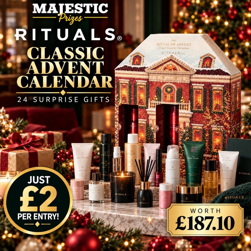 Win a Rituals Classic Advent Calendar Worth £187.10 – 24 Luxury Surprises!