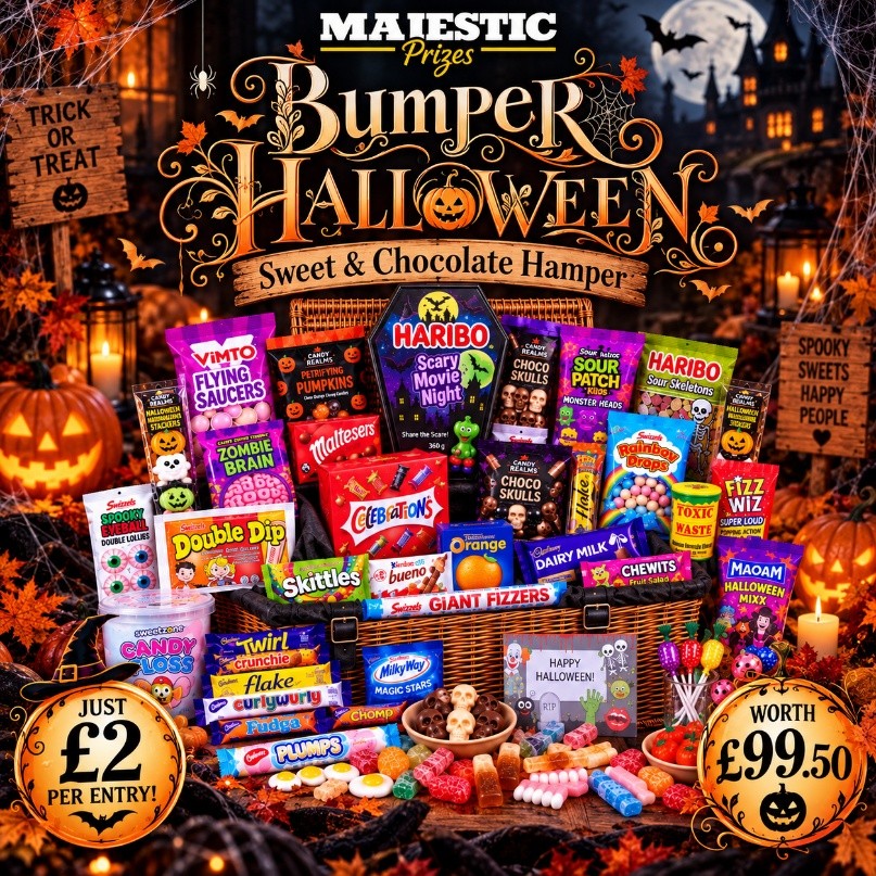 Win a Bumper Halloween Sweet & Chocolate Hamper – Worth £99.50!