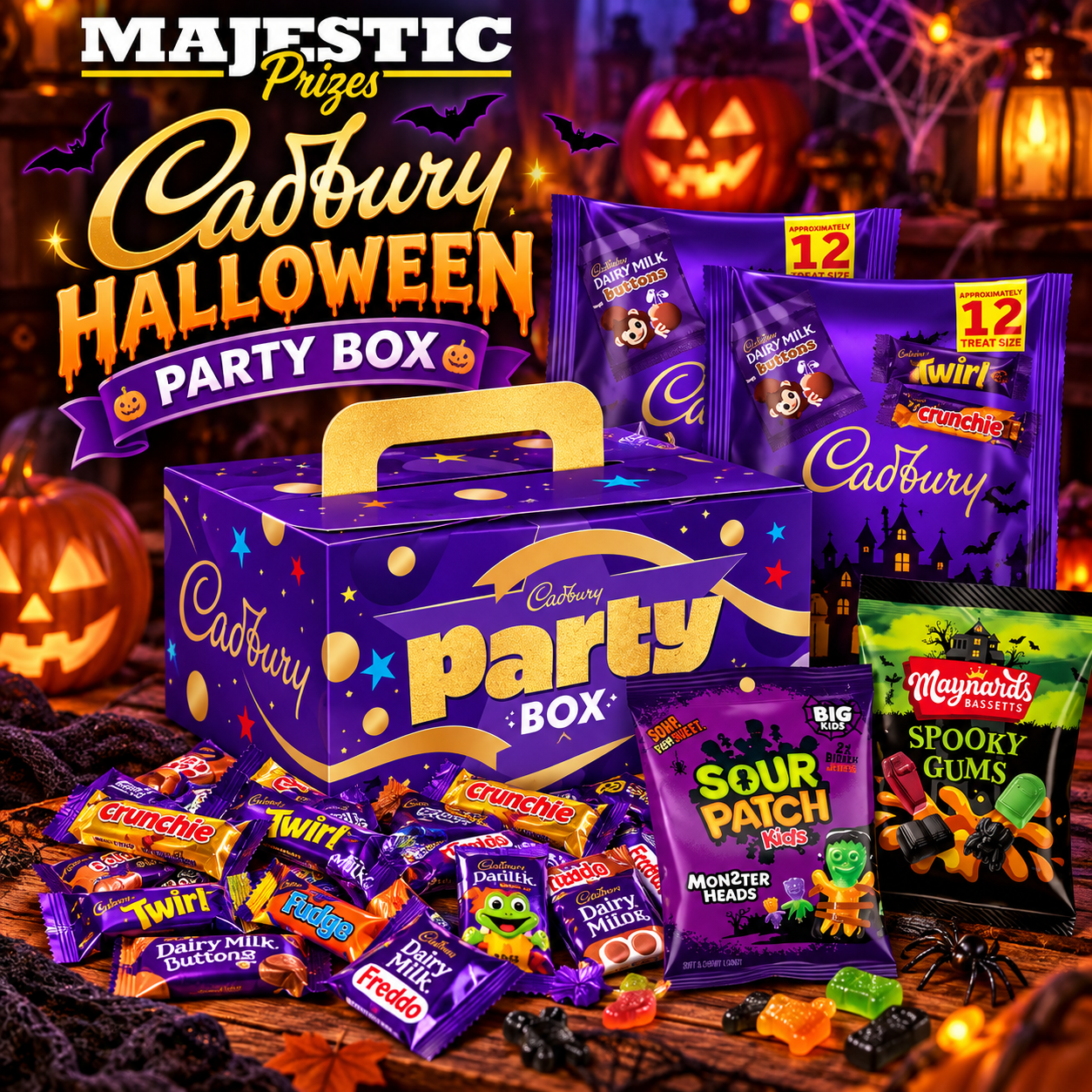 Cadbury Halloween Party Box – A Huge Haul of Spooky Sweets & Chocolate!