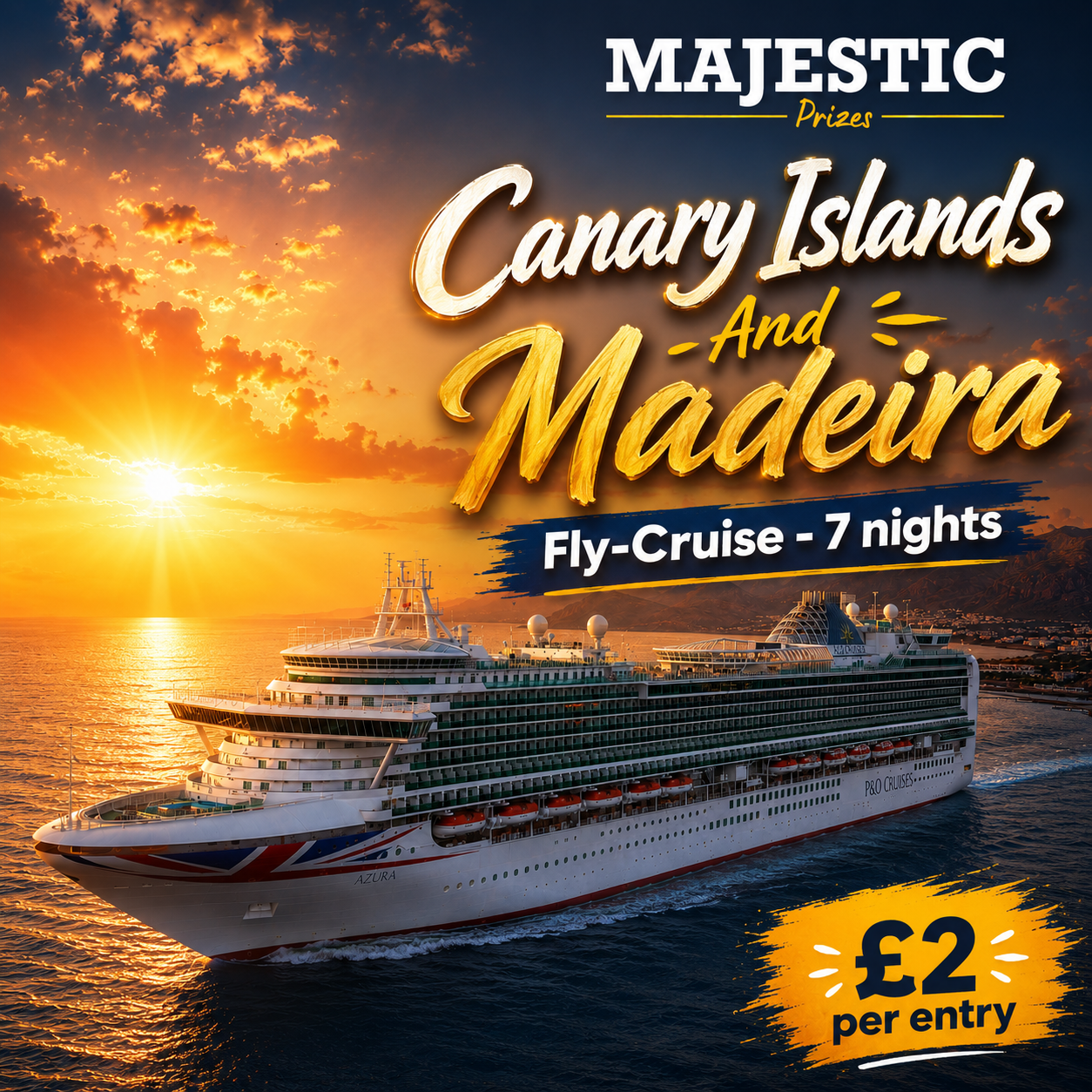 Win a Sunny Canary Islands & Madeira Fly-Cruise for Two!