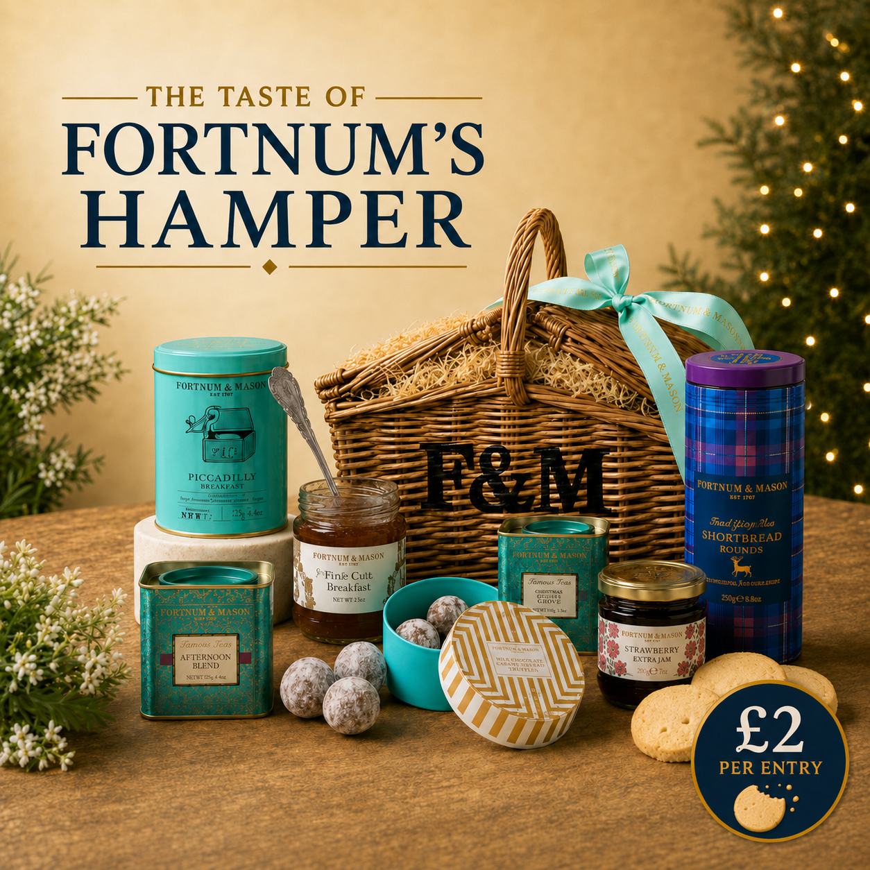 Win The Taste of Fortnum’s Hamper Worth £75!