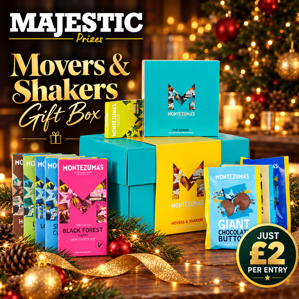 Win the Ultimate Montezuma’s Movers & Shakers Chocolate Gift Box – Worth £52.99!