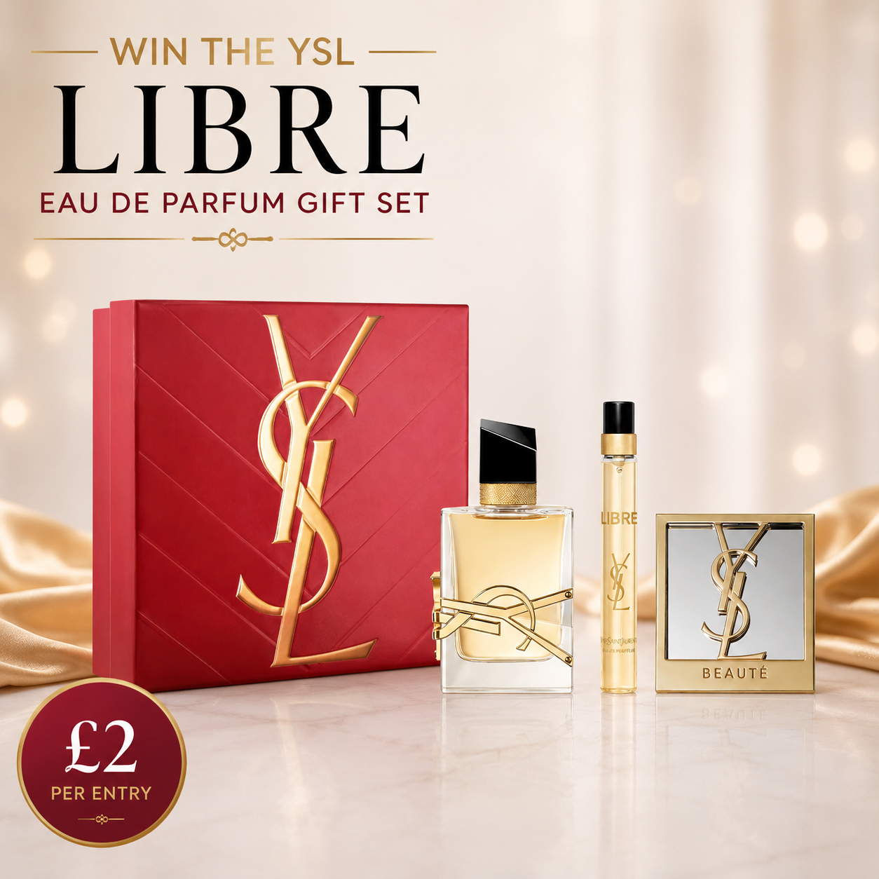 Win the YSL Libre Eau de Parfum Gift Set Worth £110