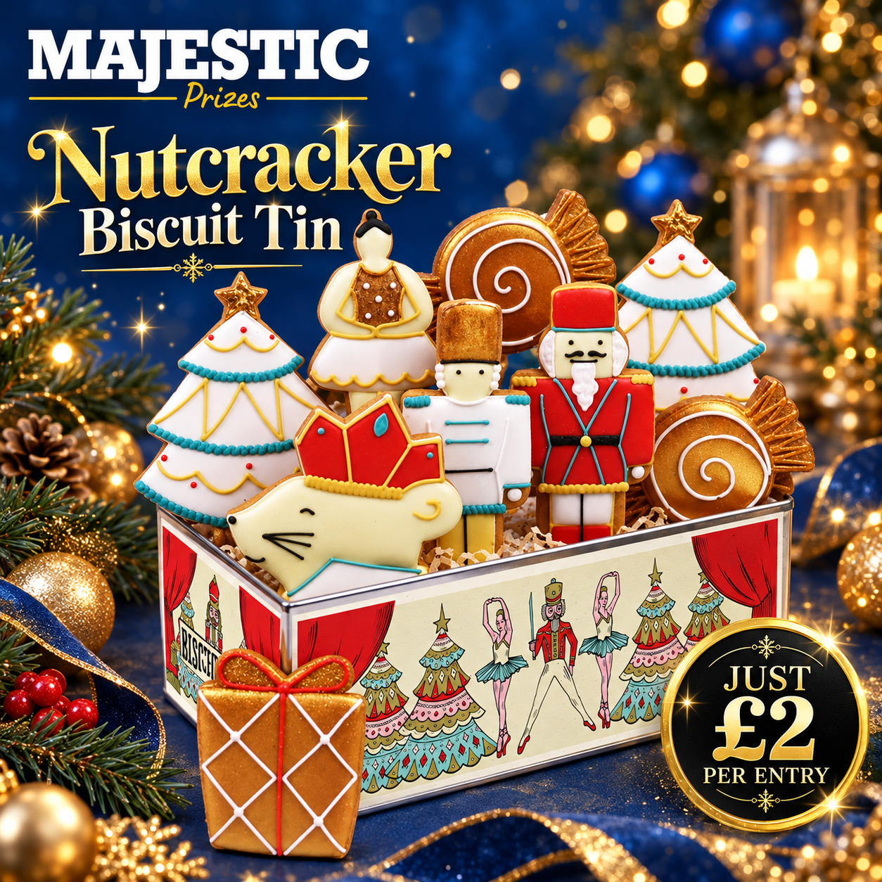 Back again - Win the Magical Biscuiteers Nutcracker Christmas Biscuit Tin!