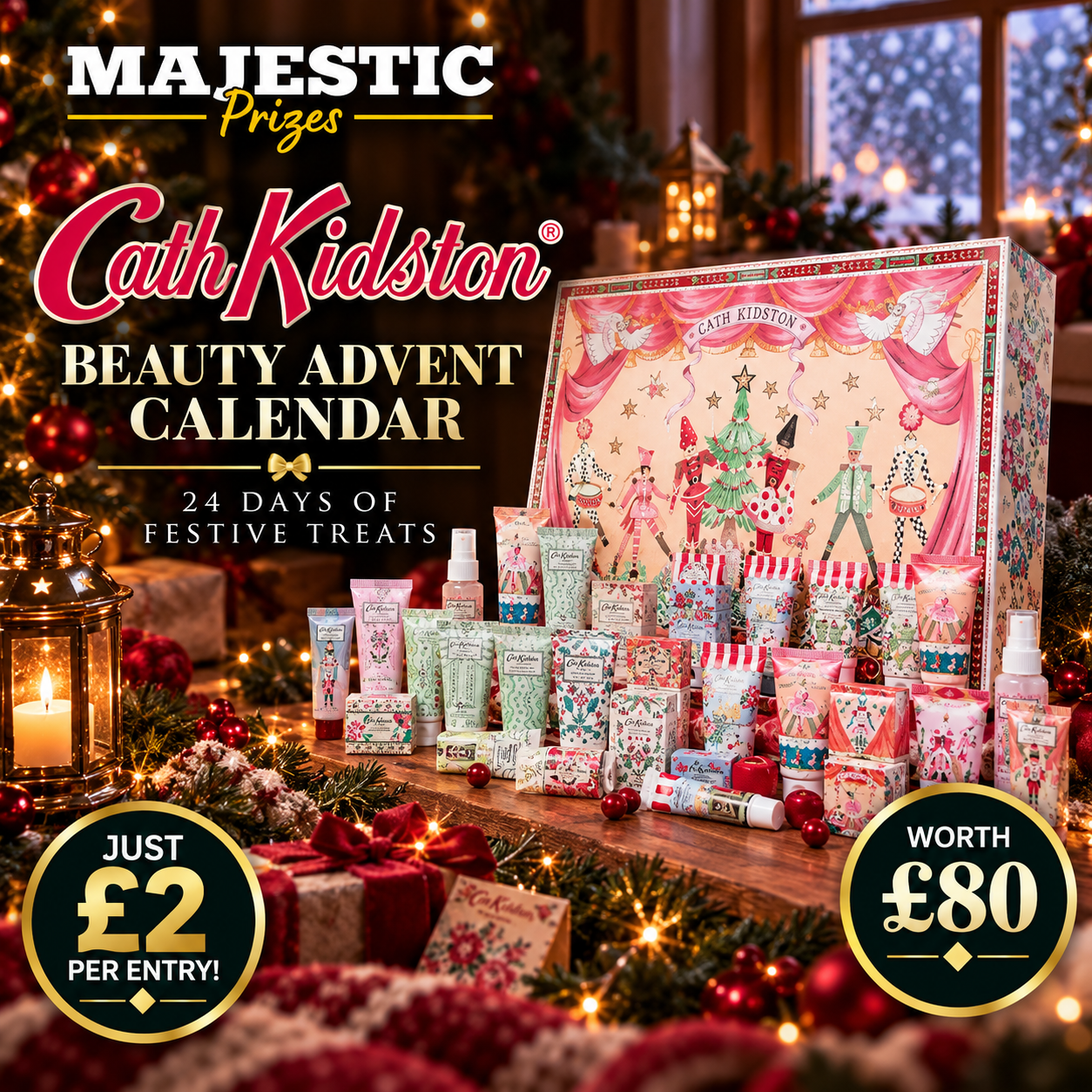 Win a Cath Kidston Nutcracker Theatre Beauty Advent Calendar Worth £80!