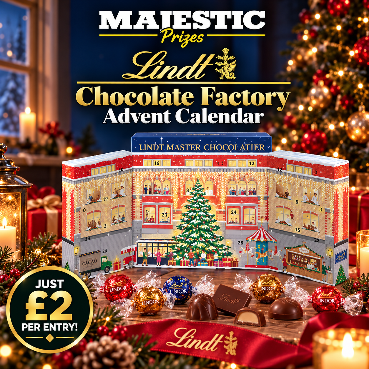 Win a Lindt Chocolate Factory Advent Calendar – 24 Days of Lindt Treats!