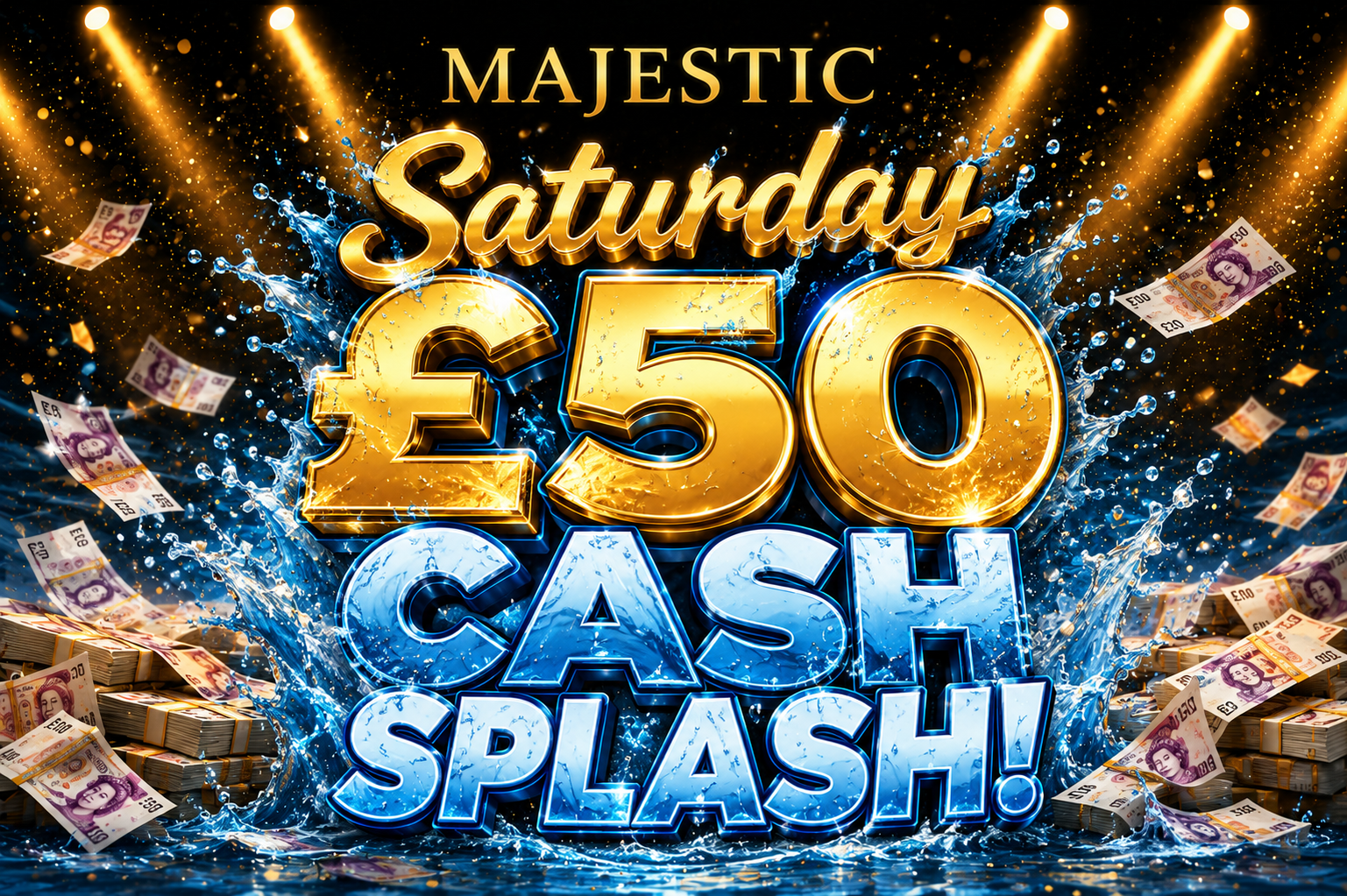 £50 Saturday Cash Splash! 💸