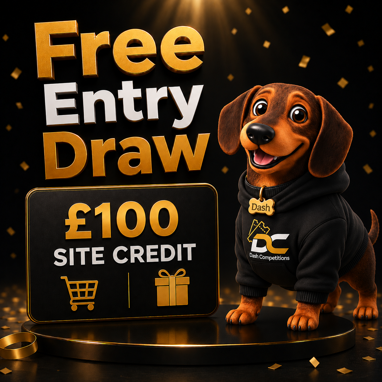 £100 FREE SITE CREDIT