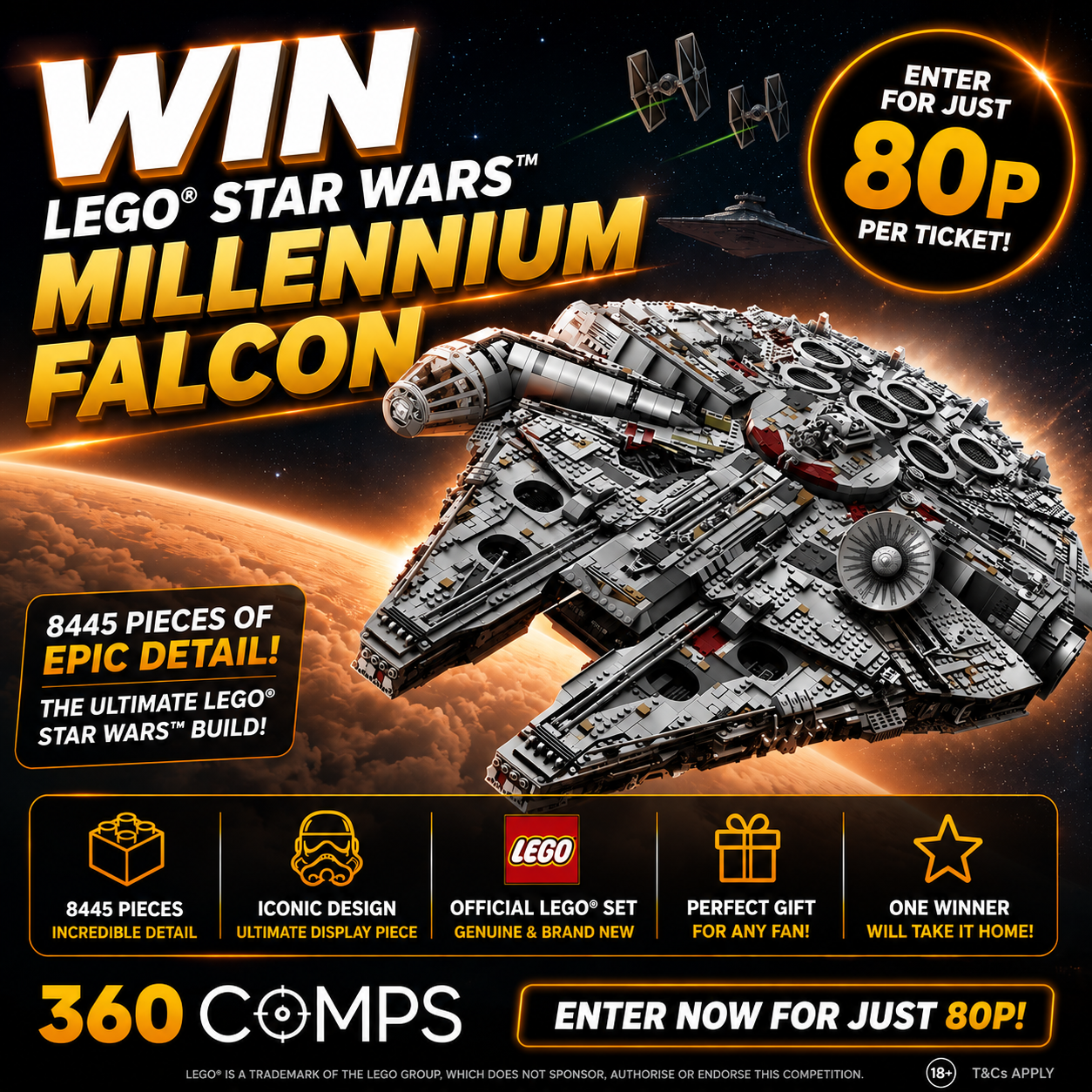 🚀 LEGO Star Wars Millennium Falcon™ Worth £800!!
