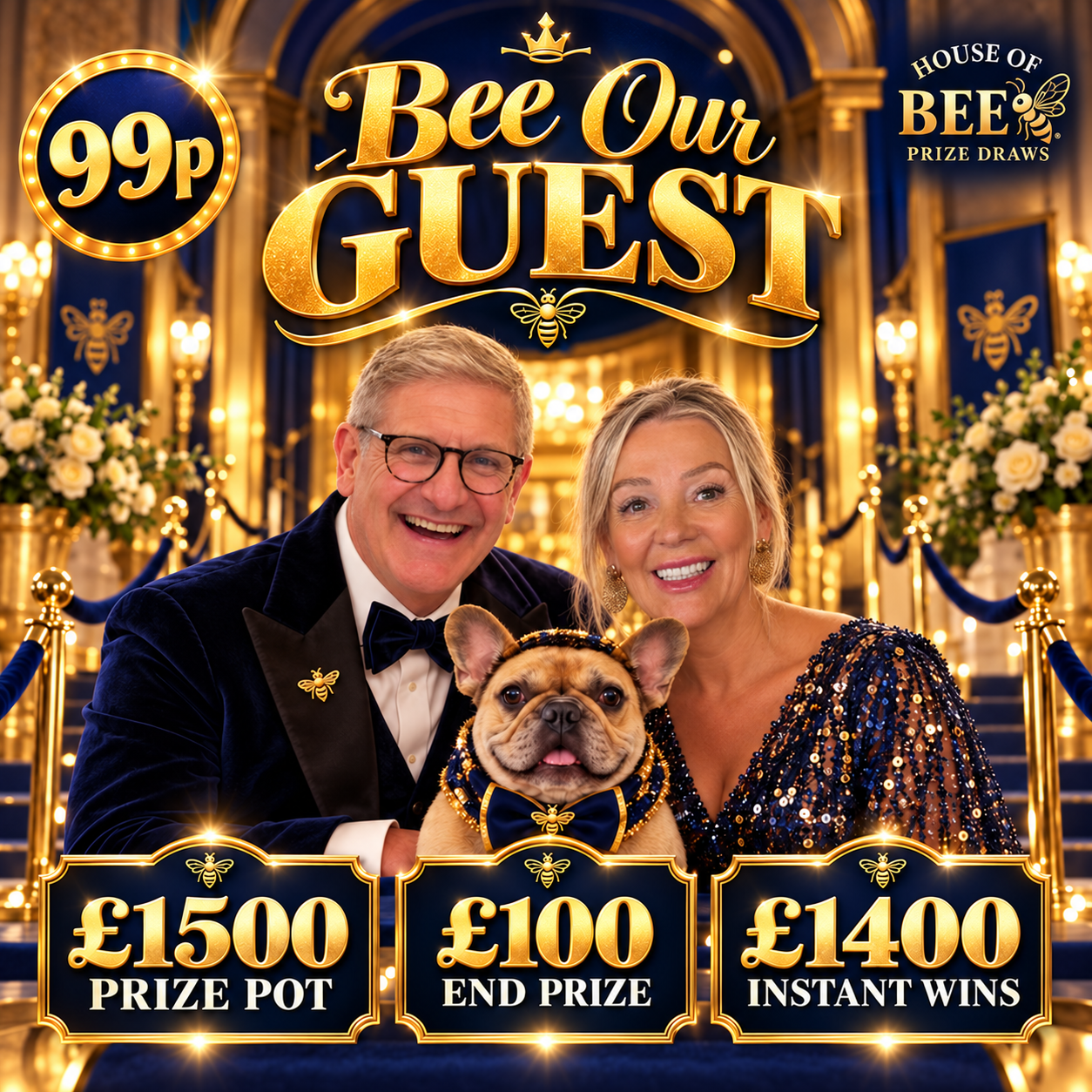 Bee Our Guest - £1500 Prize Pot- £100 End Prize